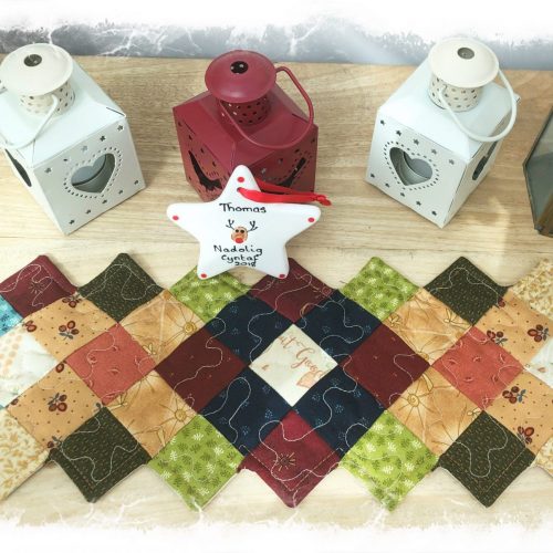 zig zag table runner pattern – PDF
