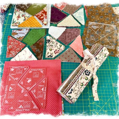 Cross Patch Octaflower Tote Bag pattern