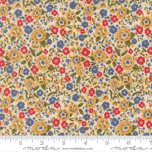 The Henhouse fabric- cream floral
