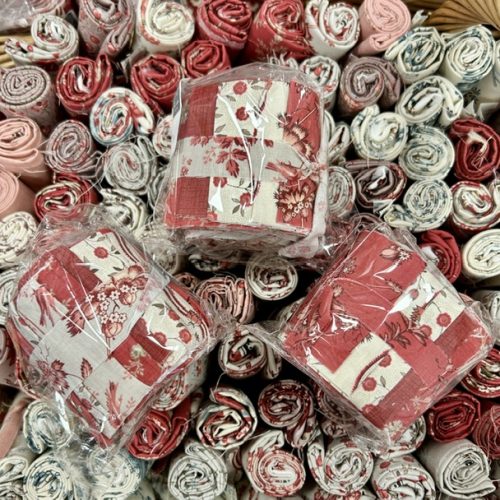 Fleur de Paris mini roll-red/cream