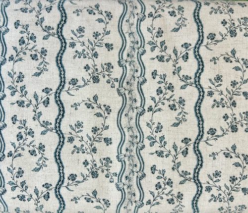 Fleur de Paris Linen -blue floral